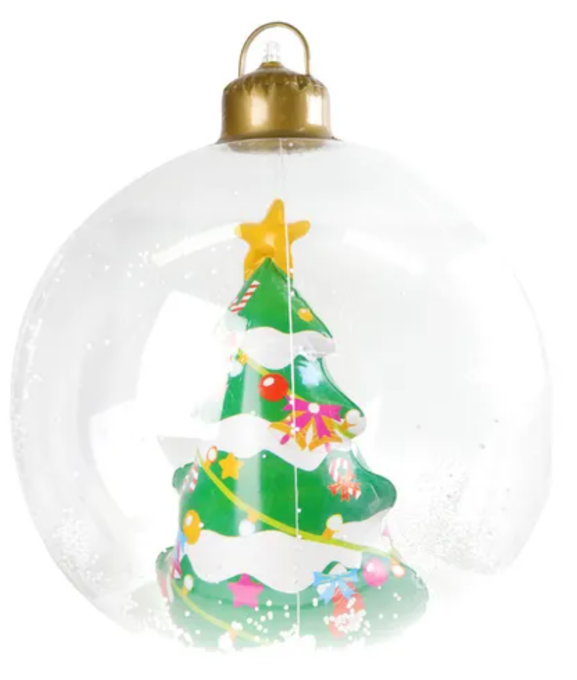 Globo Inflable Navideño con Luz RGB