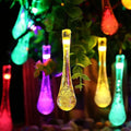 Luces lineales solares con diseño de gotas