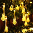 Luces lineales solares con diseño de gotas