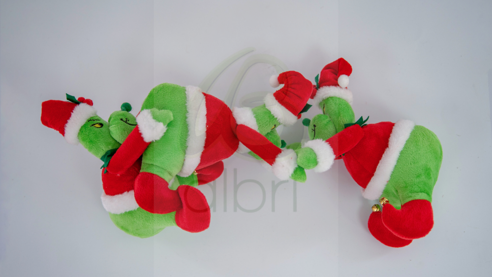 Trío de Muñecos Navideños, Papá Noel o Grinch
